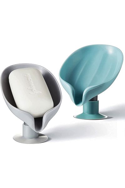 Efege 1 Piece Soap Holder Bathroom and Kitchen Organizer with Suction Cups - Home Supplies
