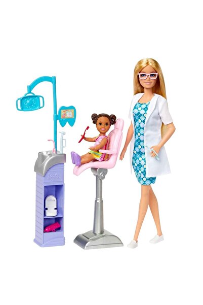 Barbie HKT69 Barbie Diş Doktoru Oyun Seti