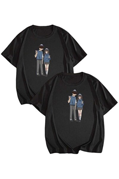 PERISENSE Unisex Γυναικείες Ανδρικές Φοιτητικές στάμπες Lover Couple Combinat...