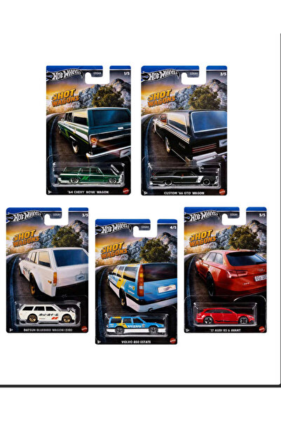 HOT WHEELS Shot Wagon 5’li set