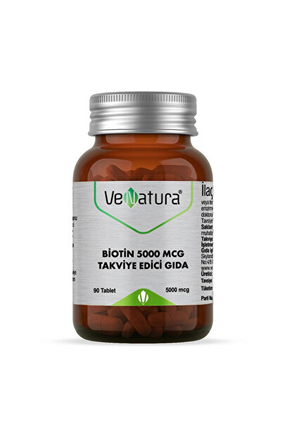 VeNatura Biotin 5000 mcg 90 Tablet-Diş Beyazlatıcı Köpük Hediye