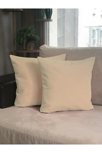 Kırlenta KIRLENTA 2 ADET 40X40 KREM DOLGULU DEKORATİF KIRLENT