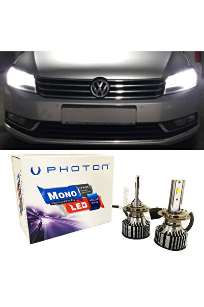 Photon Vw Passat B7 Led Xenon Kısa Far Ampulü H7 Mono Yeni Seri Beyaz