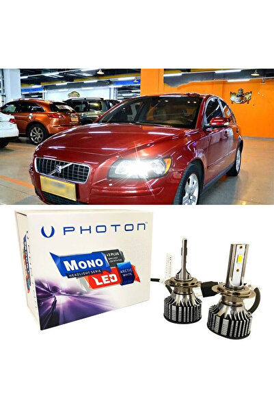 Photon Volvo S40 Led Xenon Kısa Far Ampulü H7 Mono Yeni Seri Beyaz 2004-2012 ...