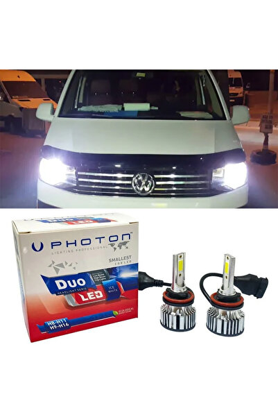 Photon Vw Transporter T7  Uyumlu Led Xenon Uzun + Kısa Far Ampulü H4 Duo Yeni...
