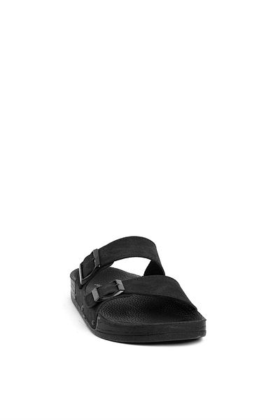 Pierre Cardin PC-7241 Ανδρικές Flat Παντόφλες Μαύρες
