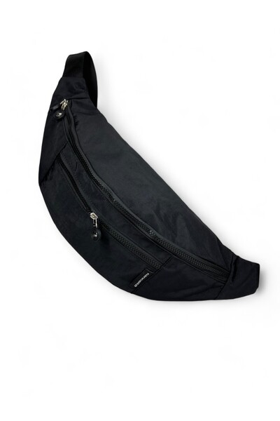 NANNARA Krinkıl Siyah FreeBag Çok Cepli Omuz Ve Bel Çantası Günlük Çapraz Ask...