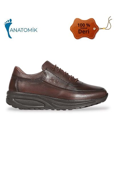 Konfores 1857-415019 Genuine Leather Anatomical Sole Seasonal Shoes