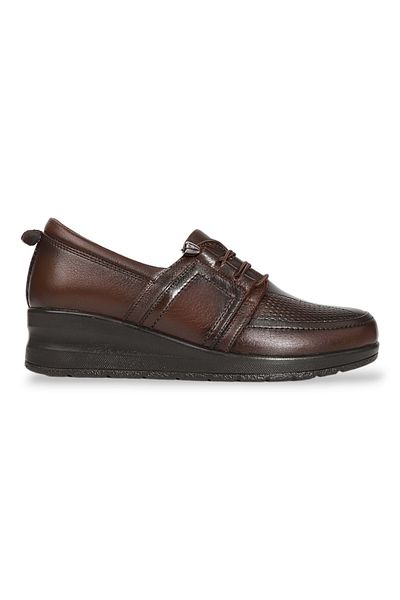 Konfores 1855-415011 Genuine Leather Anatomical Sole Seasonal Shoes