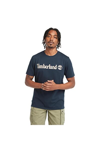 Timberland TİMBERLAND Camo Linear Logo Short Sleeve Tee TB0A5UNF4331