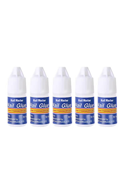 Nail Master 5'li 3 Gr Takma Tırnak Tips Yapıştırıcı 5 Adet