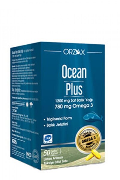 Ocean Plus Omega 3 1200 Mg 50 Kapsül Balık Yağı