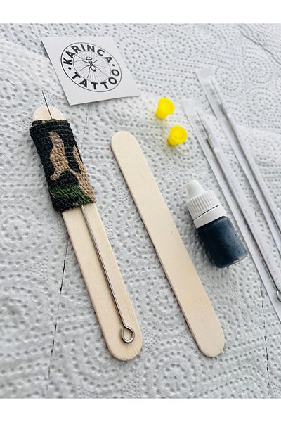 Karınca Tattoo Handpoke Tattoo Permanent Tattoo Making Kit