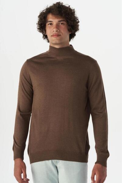 hipatu Tricotaj Süvari Half Turtleneck Regular Fit Simplu