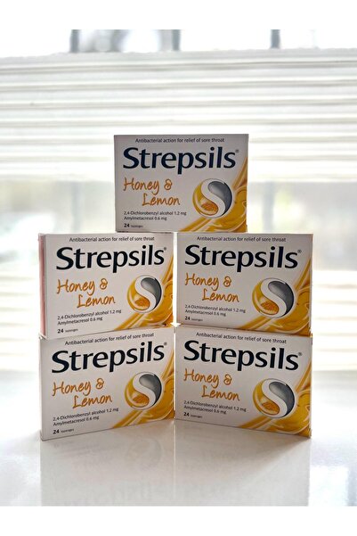 STREPSİLS Strepsils Bal ve Limon Aromalı 24 Pastil 5’Lİ SET
