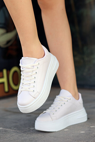 Madam Tarz Bruno Thick Sole Tied Daily Sneaker 6 Cm