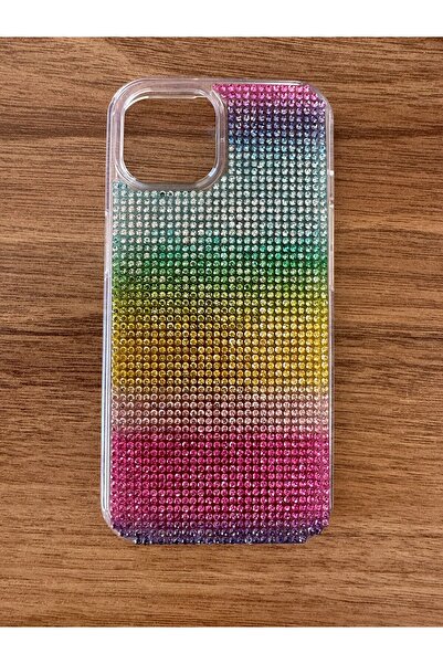 Case collection İphone 15 Promax Uyumlu Diadmond Taşlı Slikon Kılıf (Handmade)