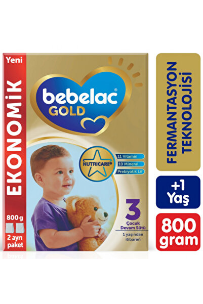 Bebelac Gold 3 Çocuk Devam Sütü 800 gr 3'lü Paket