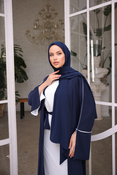 Nissra Şal de mătase Medina bleumarin Ankanoor Anka 255030