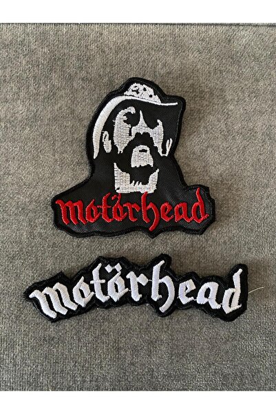 ZID مجموعة رقعة تطريز Motörhead مكونة من قطعتين قابلة للخياطة (12x8 سم)
