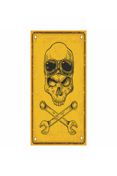 Hayat Poster motor mașină garaj reparații craniu decorare acasă pictură mini ...