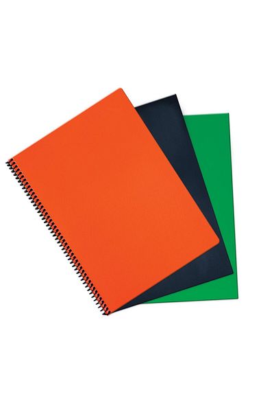 Etika School Notebook A4 96 YpSpiral (PACK OF 3) Checked