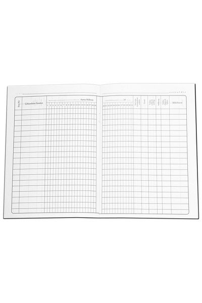 Folix Monthly Polka Dot-Messay Book Large 12 Pieces