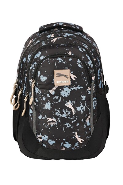 RKY SERENITY Greyhound 4 Compartment Large Volume School Backpack Suitable for Daily Sports Use