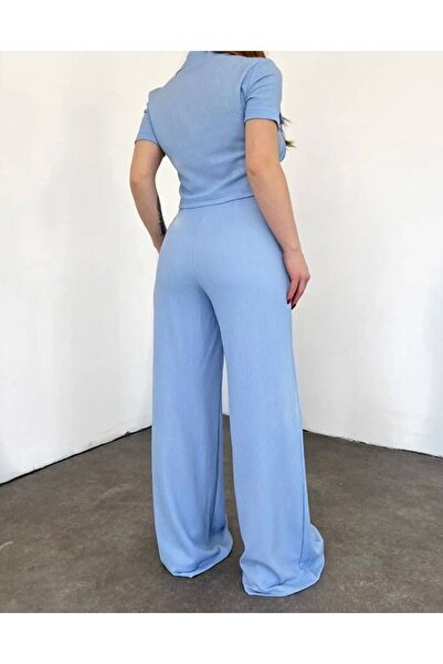 modasindoma Women's - Button Detailed Trousers Set