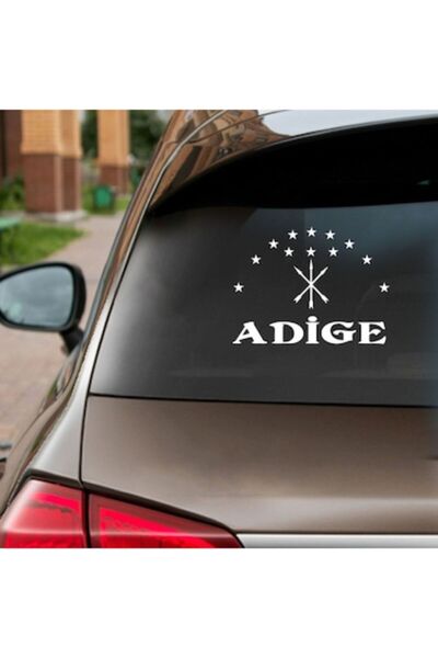 BENİMSER REKLAM Adige Çerkez Bayrağı Araba, Motorsiklet, Kask, Laptop,cam Sti...