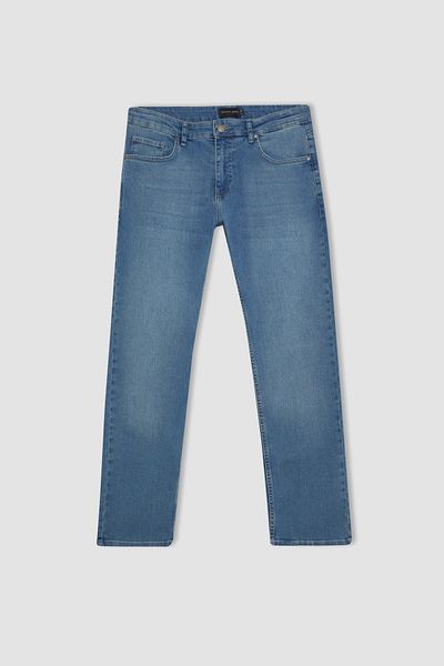 DeFacto Sergio Regular Fit Regular Fit Regular Waist Tube Leg Jean Trousers B0399ax24sp