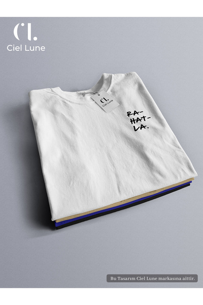 NEVERMIND Design special unisex Be Calm - Tricou supradimensionat