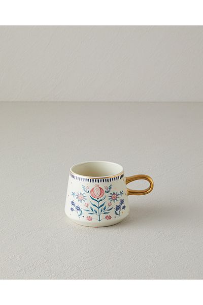English Home Carnival Flower Stoneware Mug Colorful