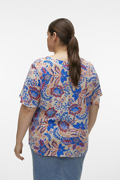 Veromoda Curve VMCMENNY SS TOP WVN GA CUR