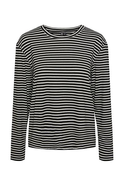 PIECES PCMALULJE LS O-NECK TOP BC