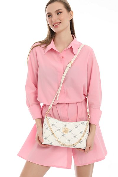 Beverly Hills Polo Club White Women's Shoulder Bag 05BHPC8024