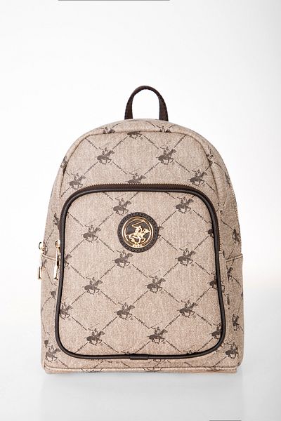 Beverly Hills Polo Club Sandfarbener Damen-Rucksack 05BHPC8004