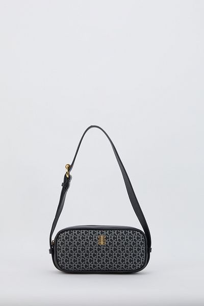 Pierre Cardin Women's Shoulder Bag - Black Small Alphabet, Model 05Po24Y1844