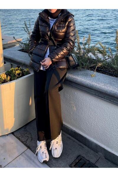 Merve Gültekin Black Scuba Pants