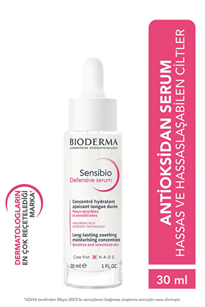 Bioderma Sensibio Defensive Serum Erken yaşlanmaya ve dış etkenlere karşı kor...
