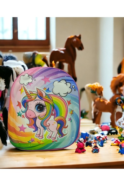 Shopiolog 3d Kabartmalı Barbie Anaokulu Kreş Ve Günlük Kullanım Çantası Sırt ...