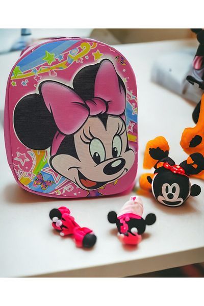 Shopiolog 3D Embossed Barbie Kindergarten Nursery and Daily Use Bag Backpack 2-6 Years