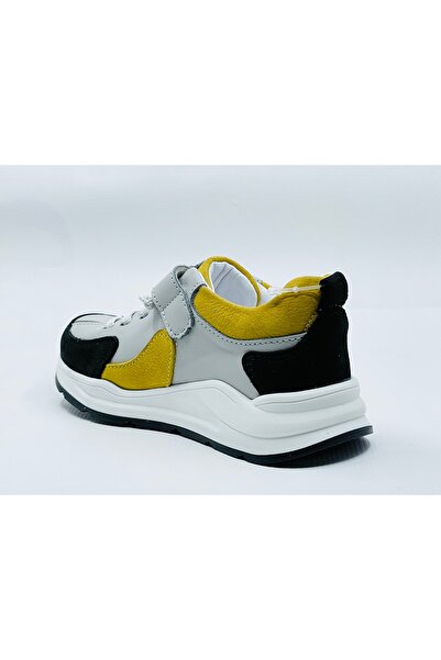 Perlina Leather and Orthopedic Sole Boys' Casual Shoes