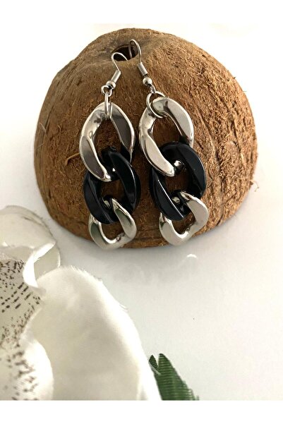 canan dizayn أقراط أكريليك مزدوجة اللون