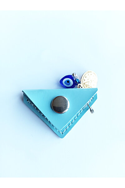 ViP GiFT Mini Bebek Cevşeni Dualı Kolye Muska Hakiki Deri El Yapımı Üçgen