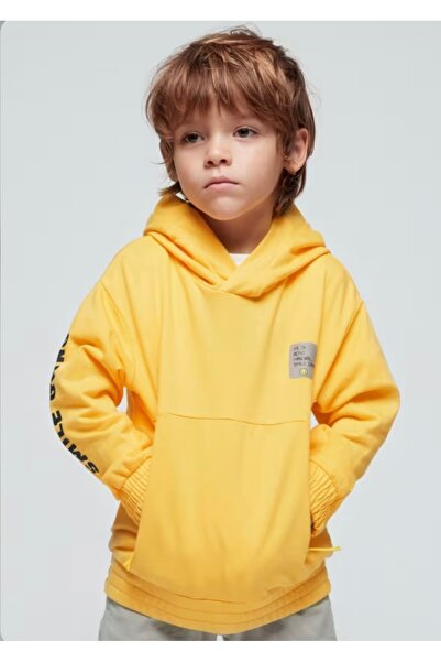 MAYORAL LIMI boy's printed oversize hooded sweatshirt