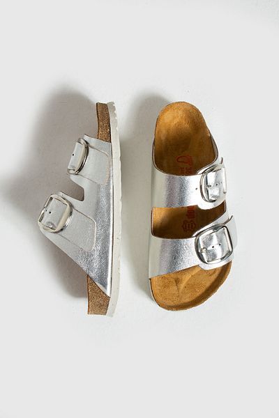 Uniqueqoop Tokyo Big Buckle - Γυναικείες παντόφλες με δερμάτινη σόλα από φελλό