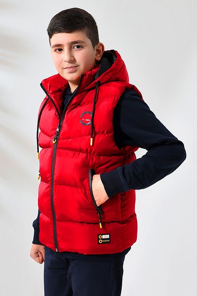 Talsmoda TALS FASHION RED COLOR CHILDREN'S VEST