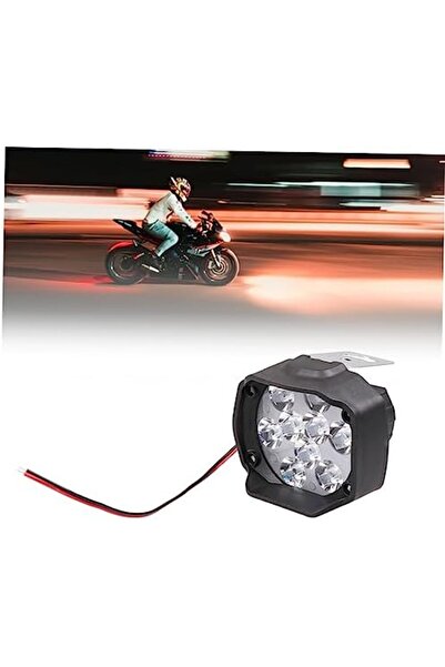Oto Çizgi 9 Led Motosiklet Sis Far Montaj Sis Drl Lamba Scooter Motosiklet