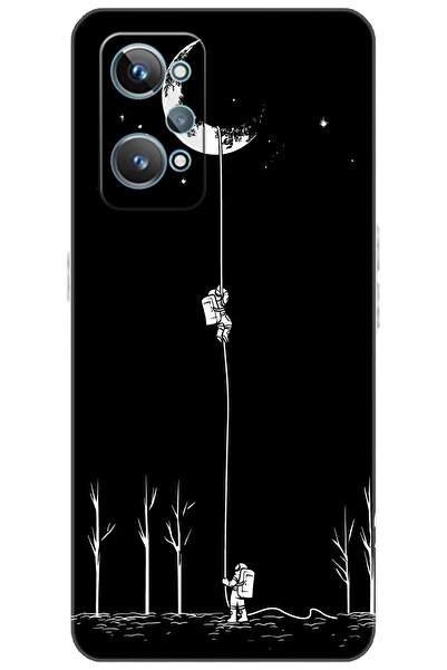 realme GT2 (RMX3311) Uyumlu Kılıf Desen Baskılı Silikon Astronot Serisi STK:1...